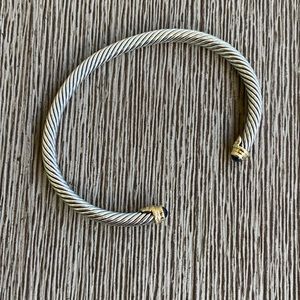 David Yurman cuff bracelet with black onyx stone